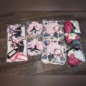 Spider Web Themed Stickers and Cutouts